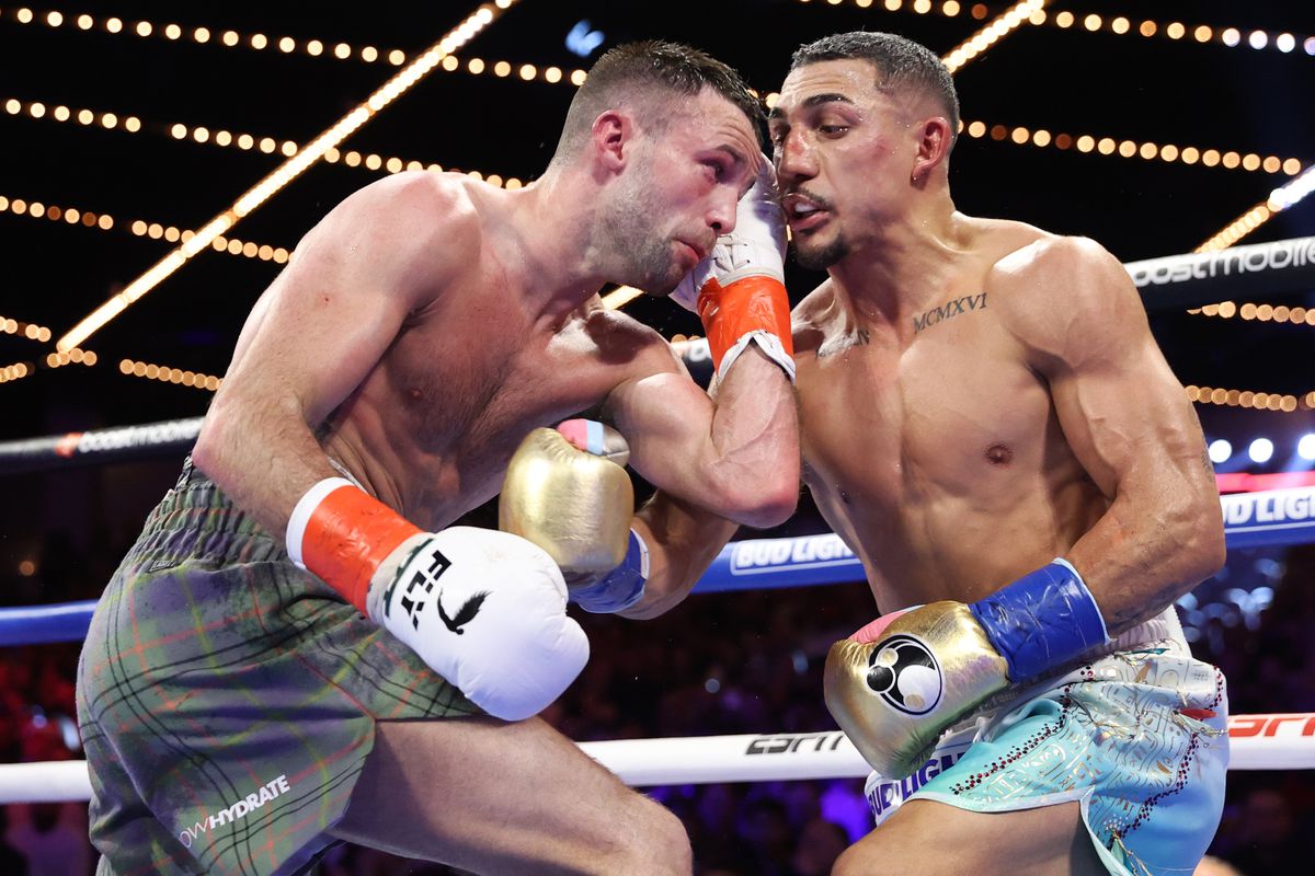 Who won Teofimo Lopez vs Josh Taylor? How many belts does Teofimo Lopez have? How many losses does Lopez have?