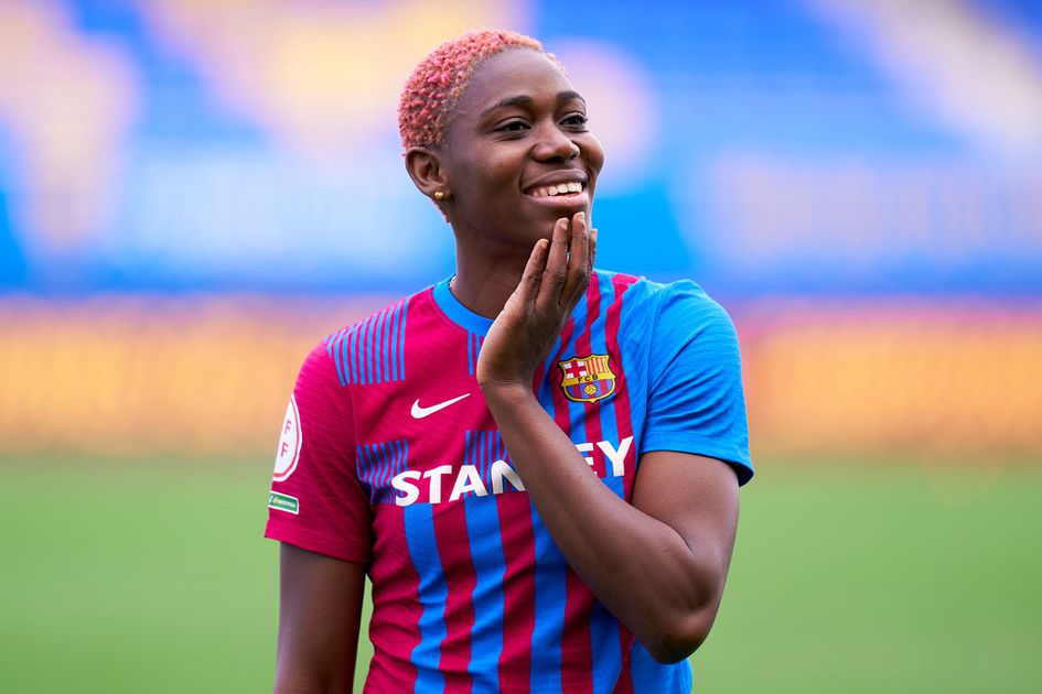 How many times has Asisat Oshoala won African best player? What did Asisat Oshoala win?