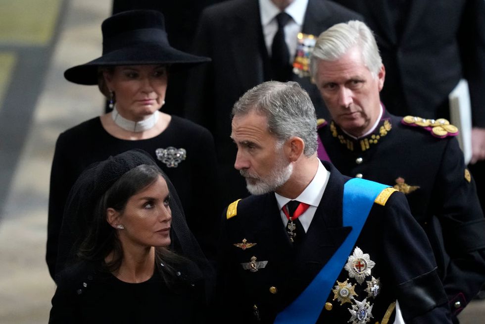 Did King Felipe VI of Spain attend the Queen’s funeral?
