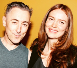 Were Alan Cumming and Saffron Burrows in a relationship?