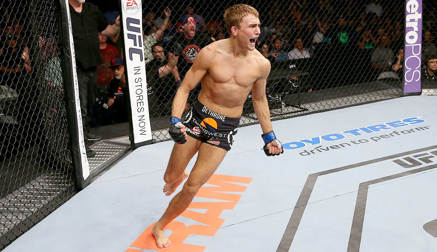 Who won the Ultimate Fighter Season 31? Where did Cody Gibson wrestle in college?