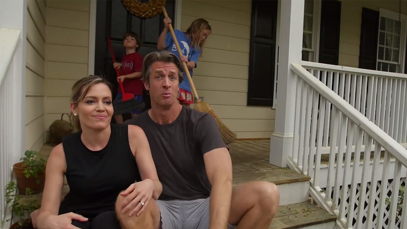 Was the Holderness family in Iron Man 3?