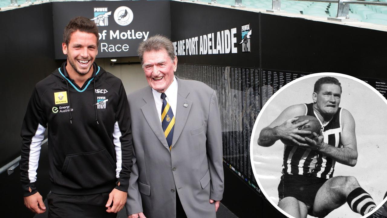 Who was Geof Motley? Port Adelaide legend dies aged 88