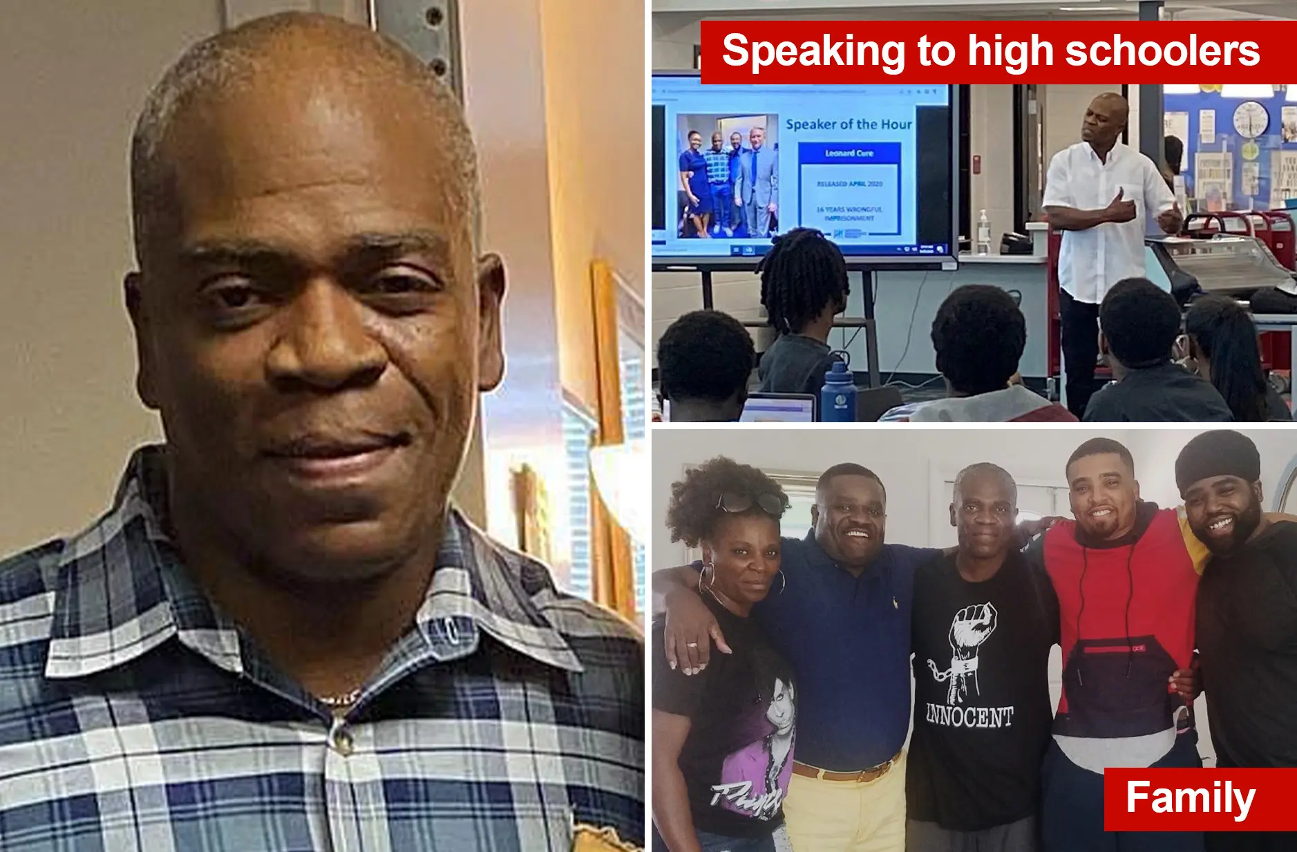 Who is Leonard Cure? Man freed after a wrongful conviction, is shot dead in a traffic stop