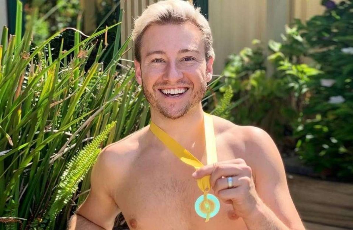 What was Matthew Mitcham the first to do?