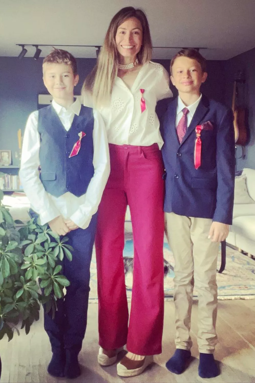 Rebecca Loos Children: Magnus and Liam