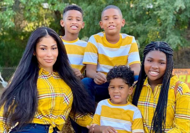 Who are Anansa Sims children?