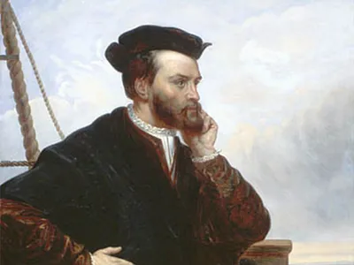 How old was Jacques Cartier when he died? Where is Jacques Cartier buried?