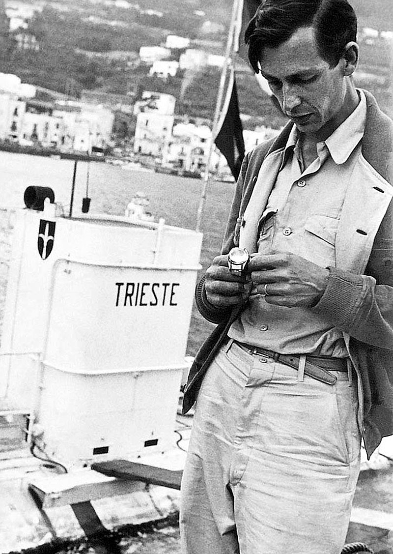 How deep did Jacques Piccard dive? What did Jacques Piccard discover?