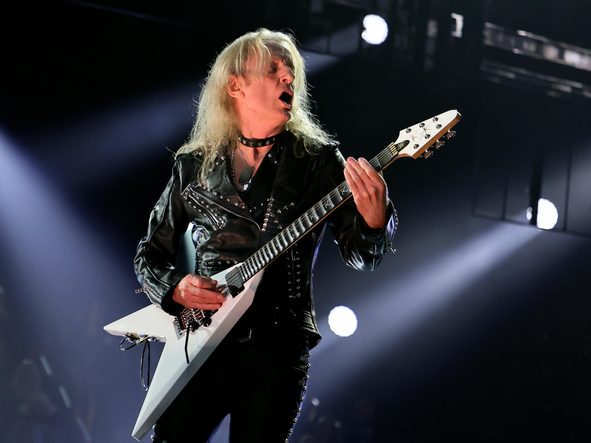 Where does K. K. Downing live now?