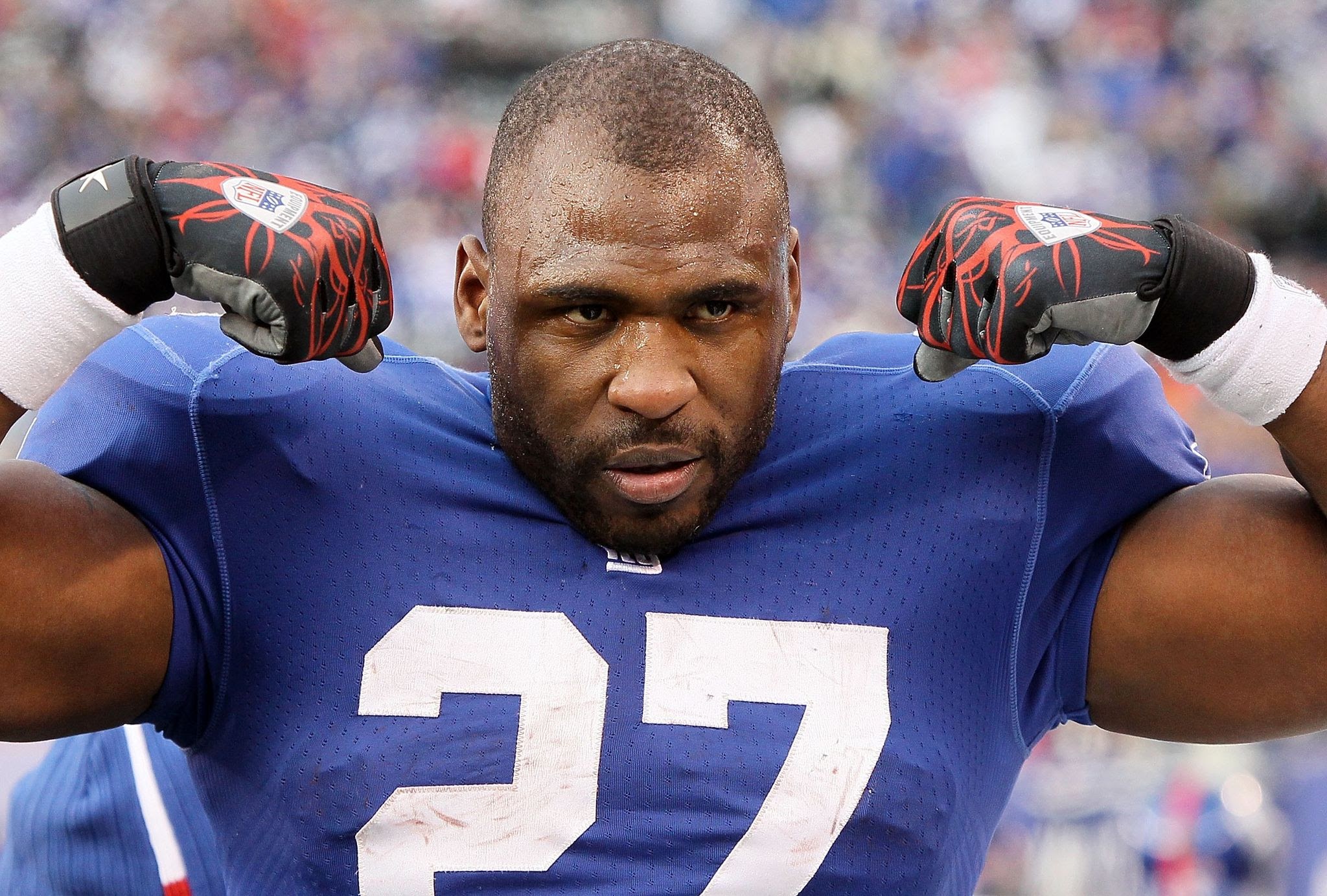 Brandon Jacobs Weight, 40 time, College, Stats, Number