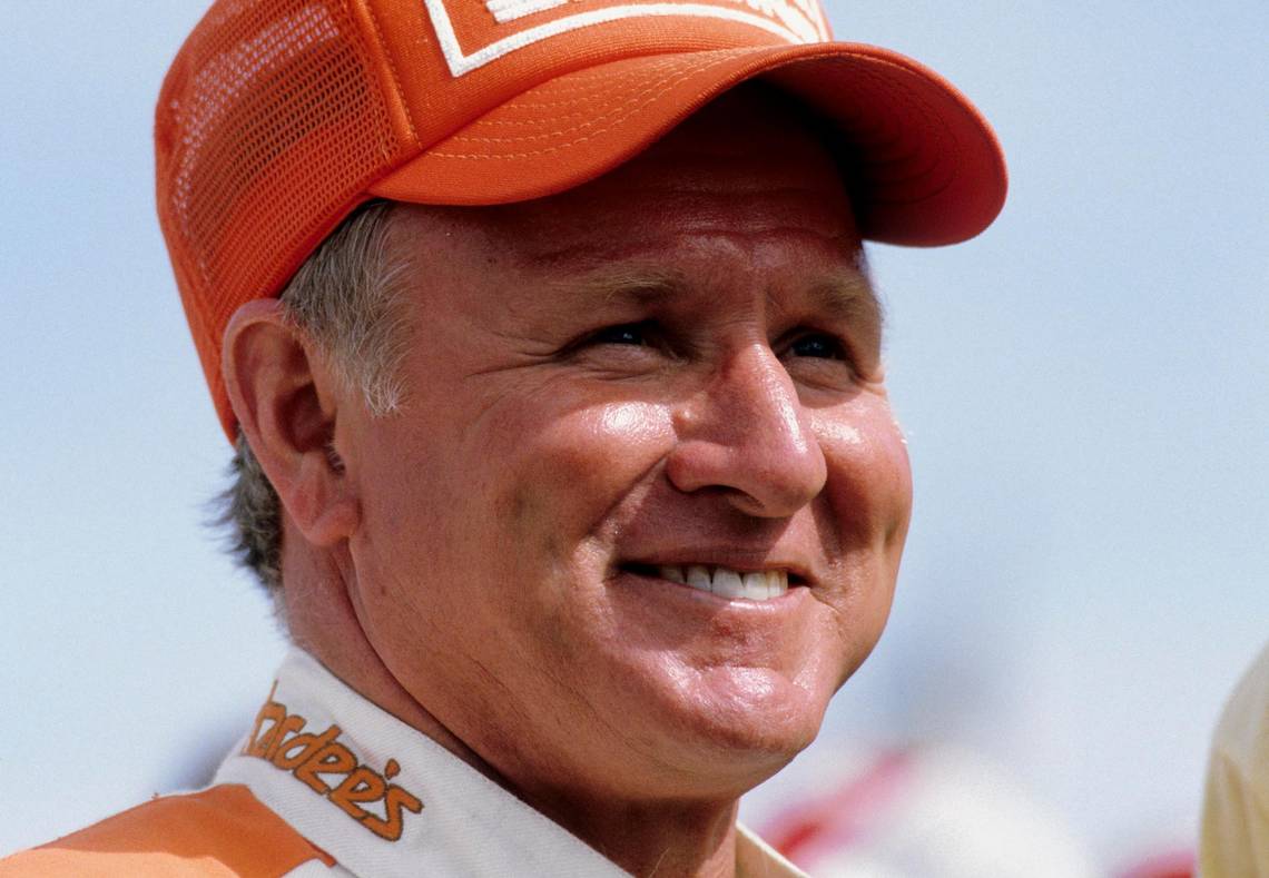 When did Cale Yarborough quit racing? How much land does Cale Yarborough own?