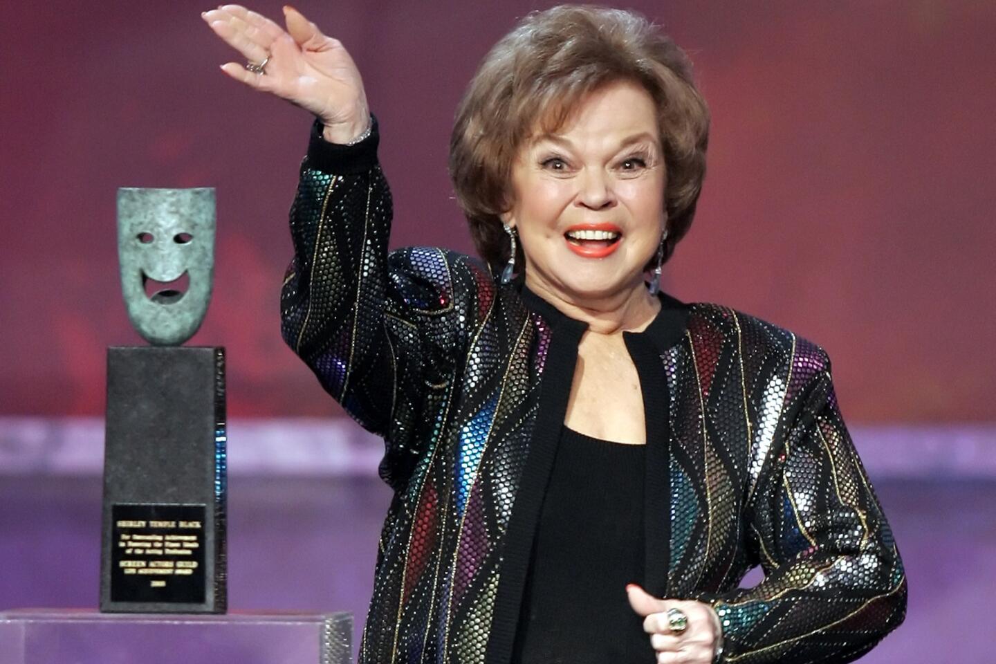 How did Shirley Temple meet Charles Black?
