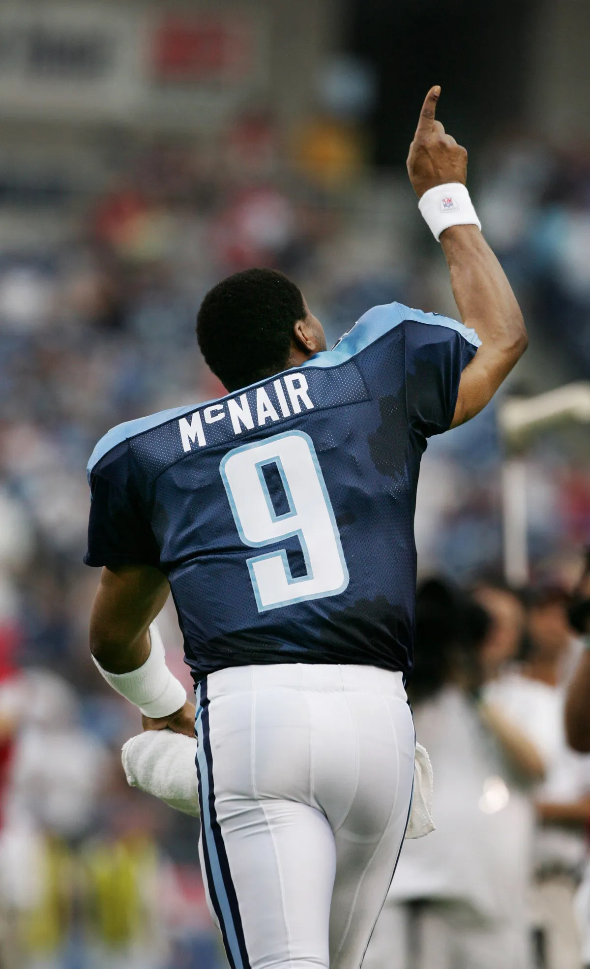 Who did Steve McNair get drafted to? How many years did Steve McNair play for the Titans?