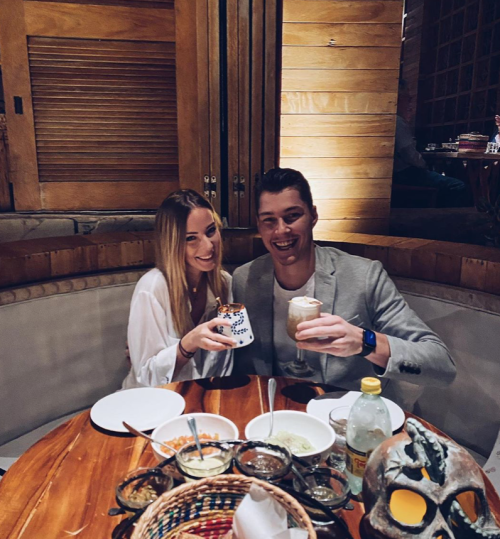 Elvis Merzļikins Wife: Meet Aleksandra Merzlikins