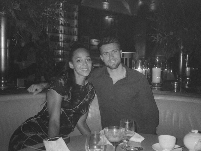 Who is Katarina Johnson-Thompson’s partner Andrew Pozzi?
