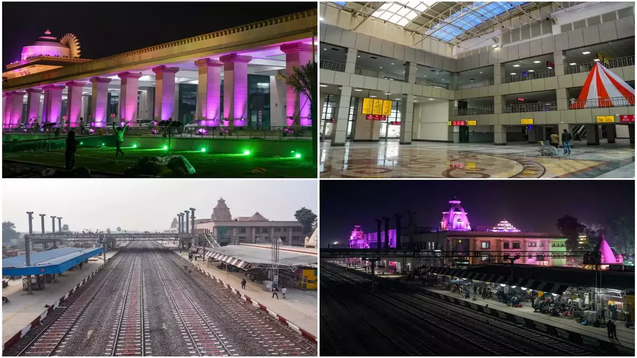 How much did it cost to redevelop Ayodhya railway station?