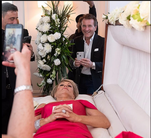 What type of funeral did Barbara Corcoran have?
