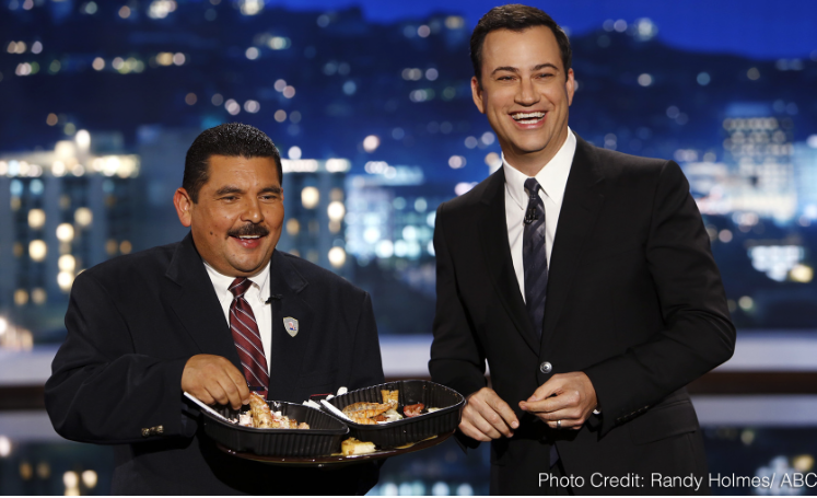 Who is Jimmy Kimmel’s right hand man?
