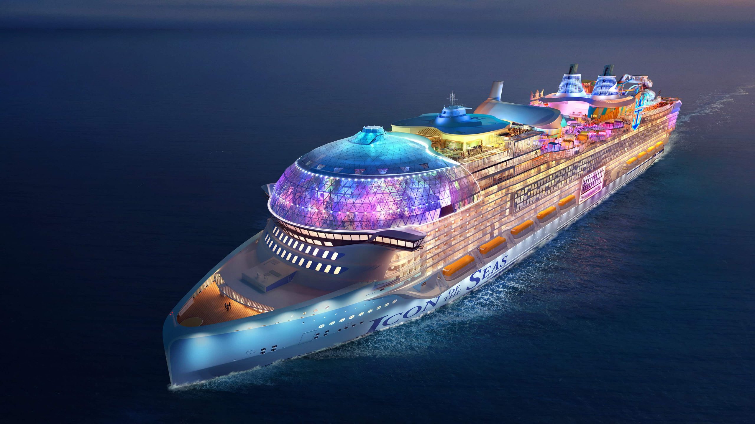 How long will Icon of the Seas be? Where will Icon of the Seas sail first?