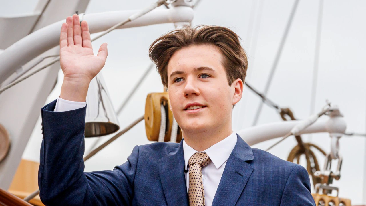 Did Prince Christian of Denmark attend public school?