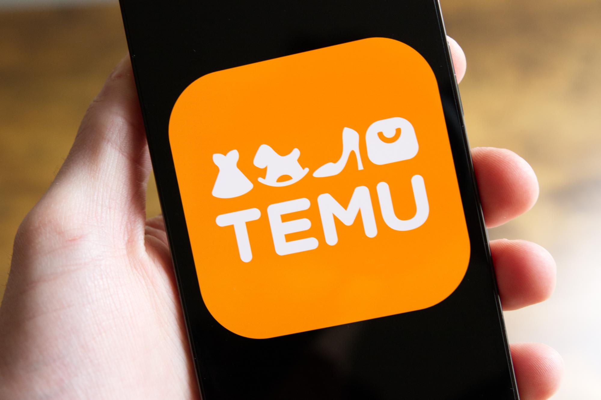 What is the warning about Temu?