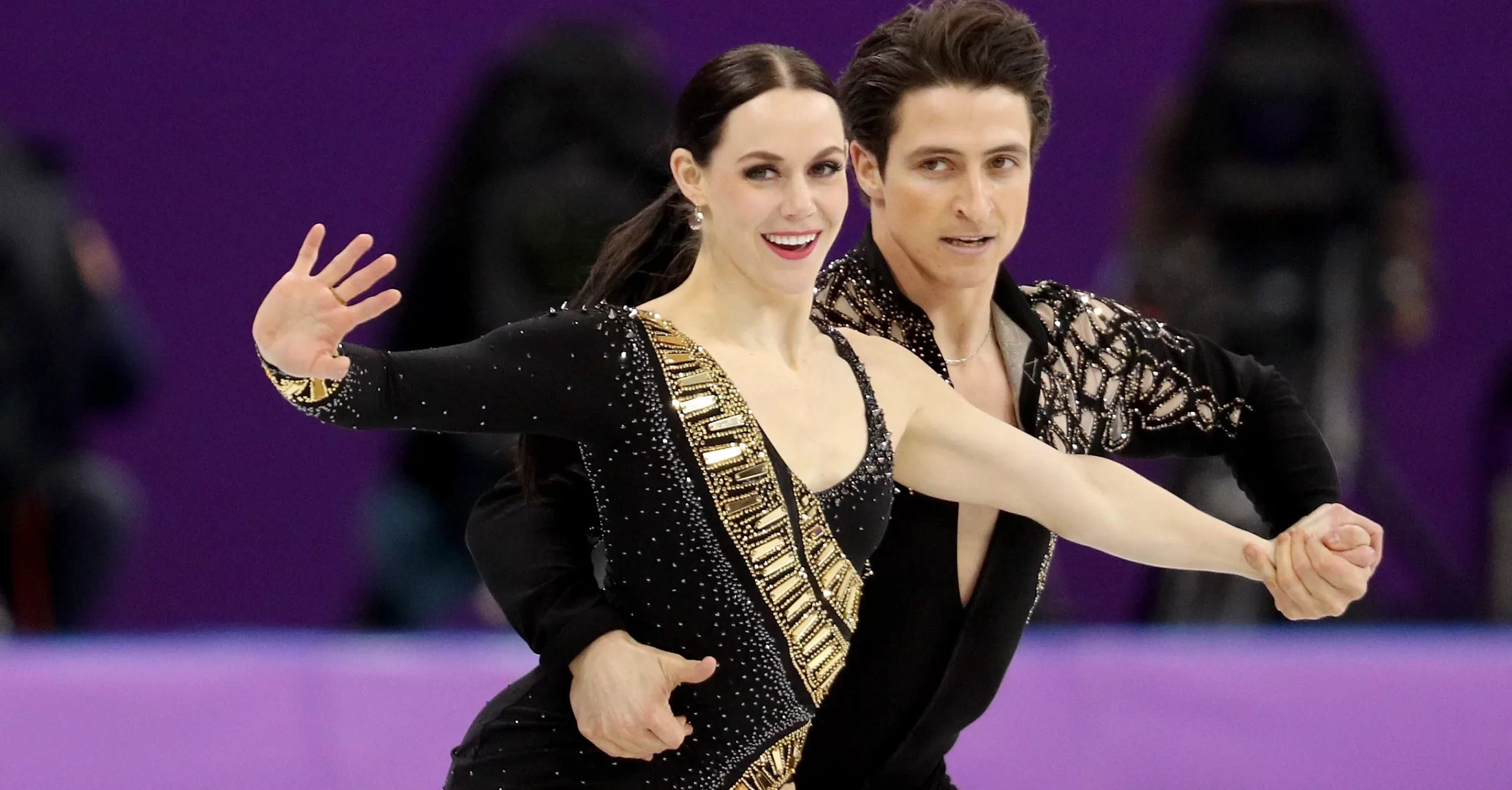How many times did Tessa and Scott win gold?