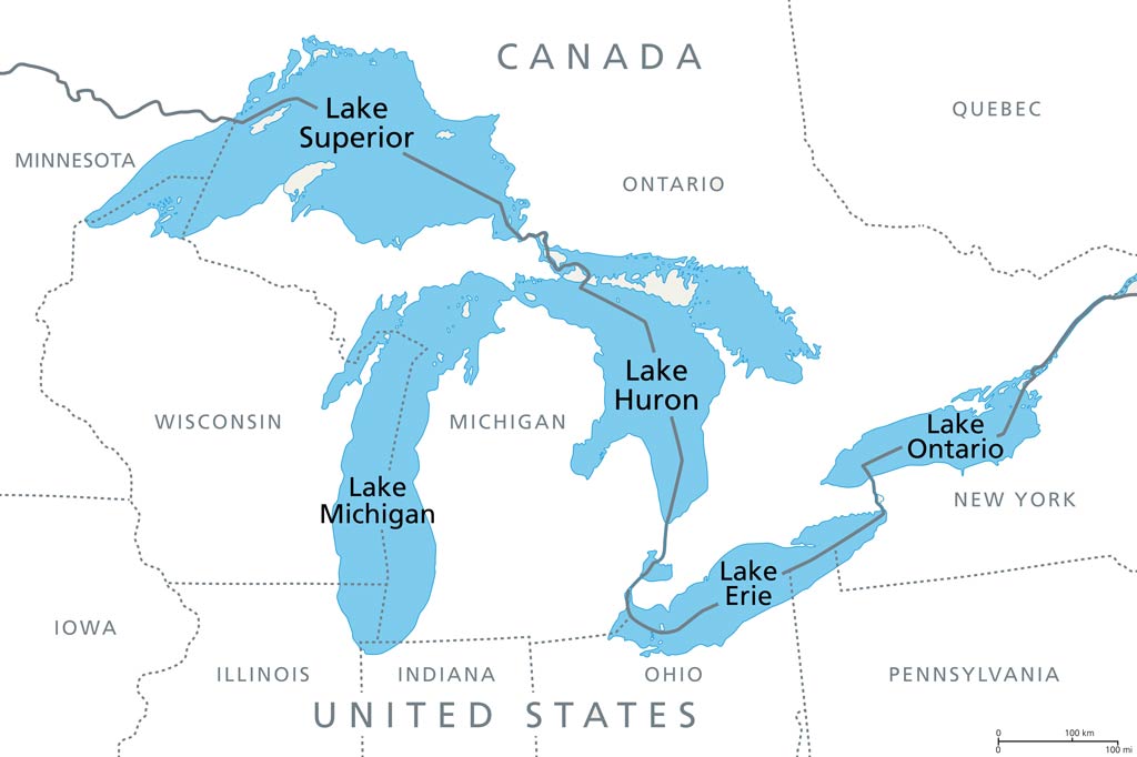 Why is the Great Lakes so cold?