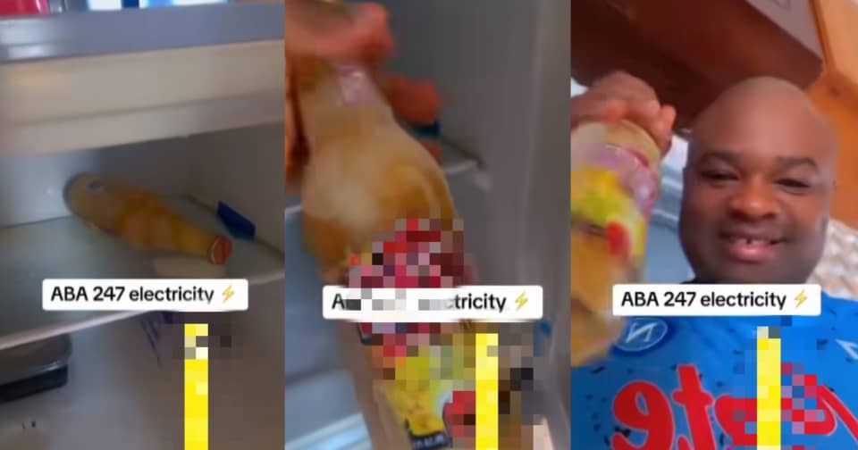Aba Resident “Upset” as Fridge Bottles Burst Due to 24/7 Electricity