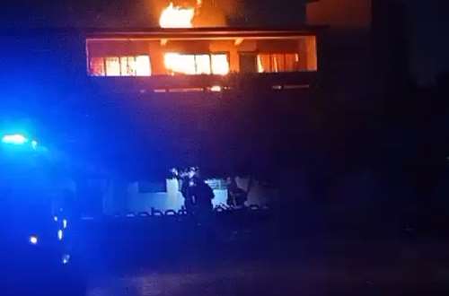 Fire Destroys Parts of Adenta Community Basic School