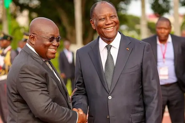 Ivorian President Alassane Ouattara praises Akufo-Addo’s outstanding performance during his tenure as ECOWAS Chair.