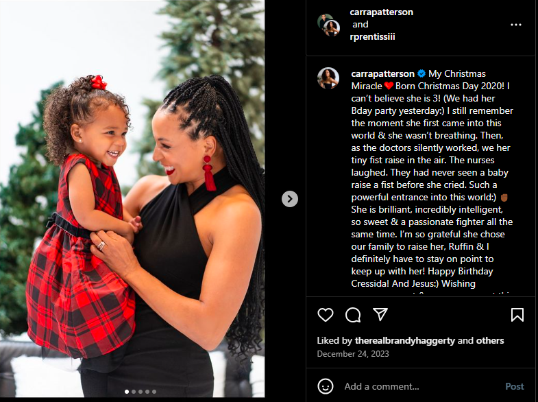 Carra Patterson children: Does Carra Patterson have kids?
