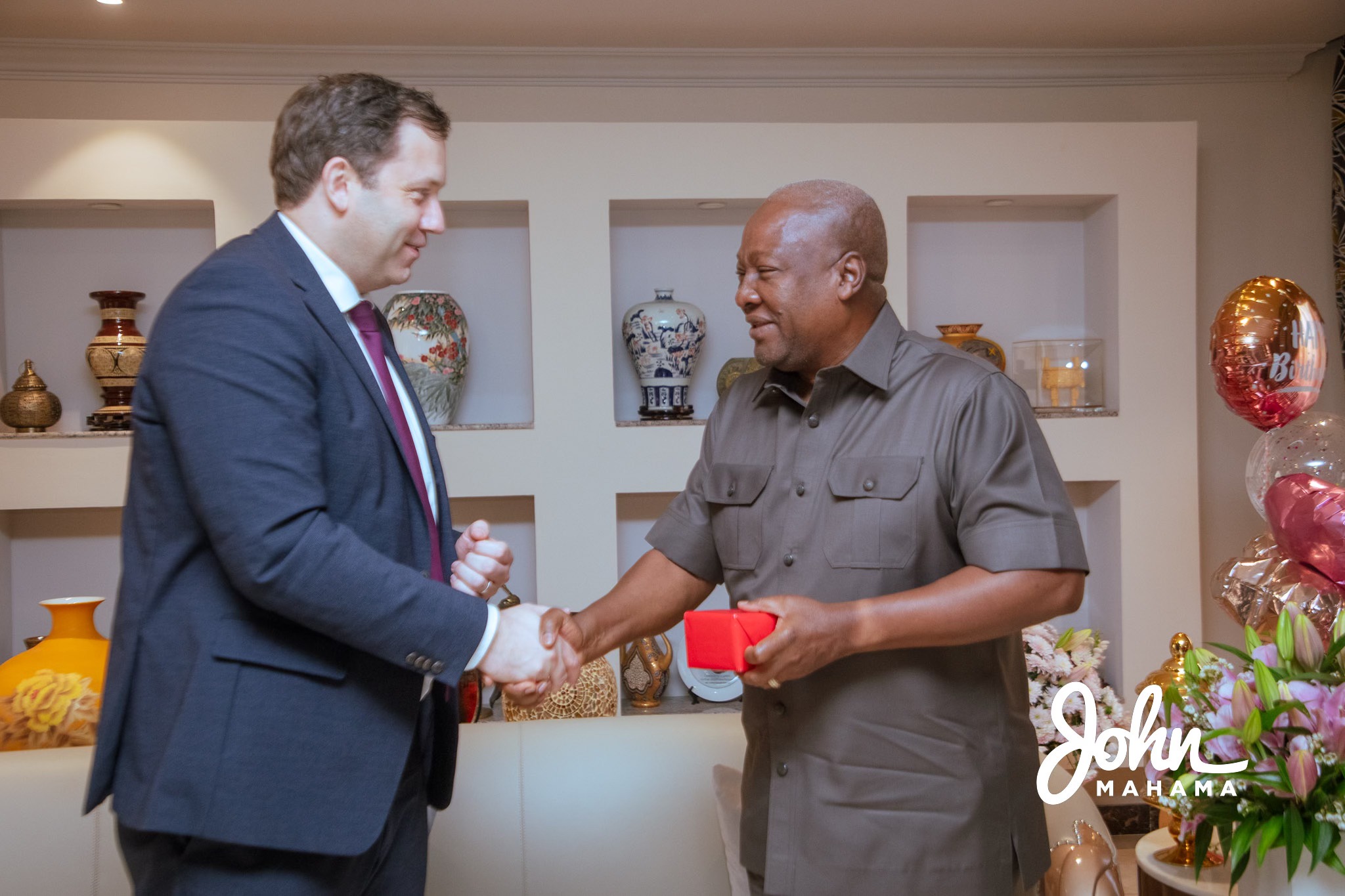 John Mahama Meets with German SPD Party Delegation