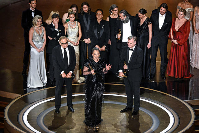 “Oppenheimer” Sweeps Oscars, Clinching Trio of Major Awards Among Its 7 Wins