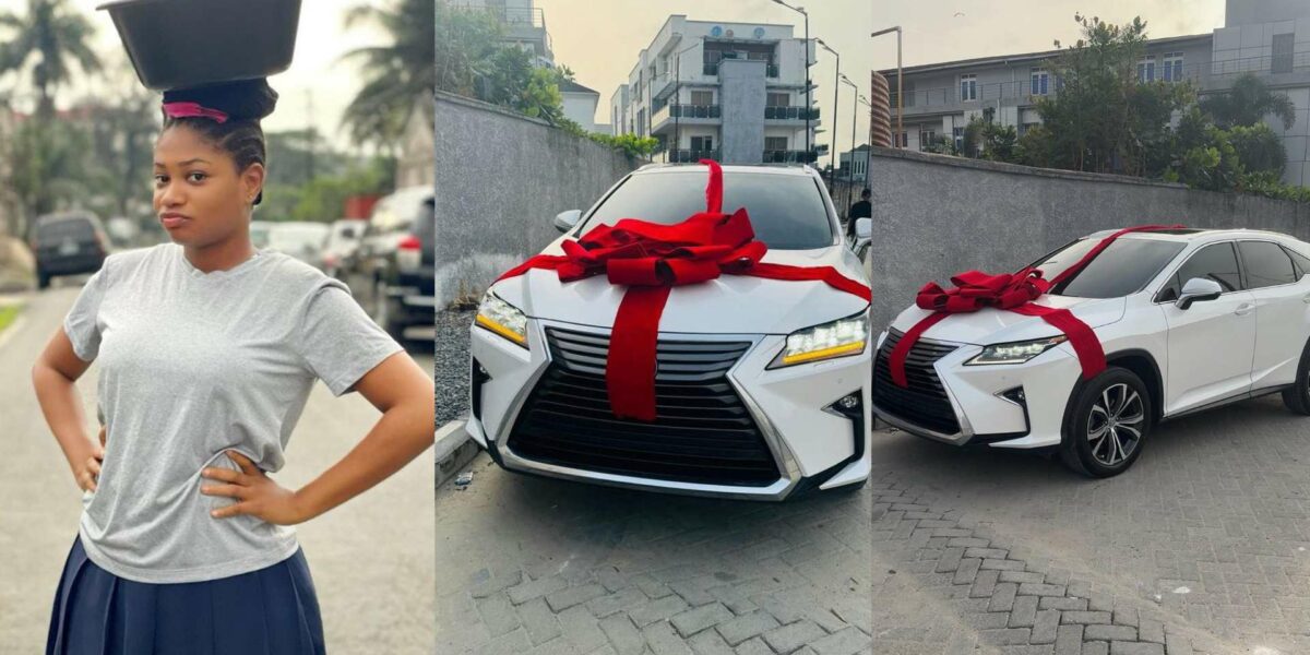 Influencer, Soso acquires new Lexus Rx350 worth millions of naira