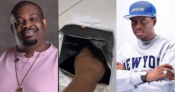 Sydney Talker Shares Video of Surprising Discovery Inside Don Jazzy’s Burger