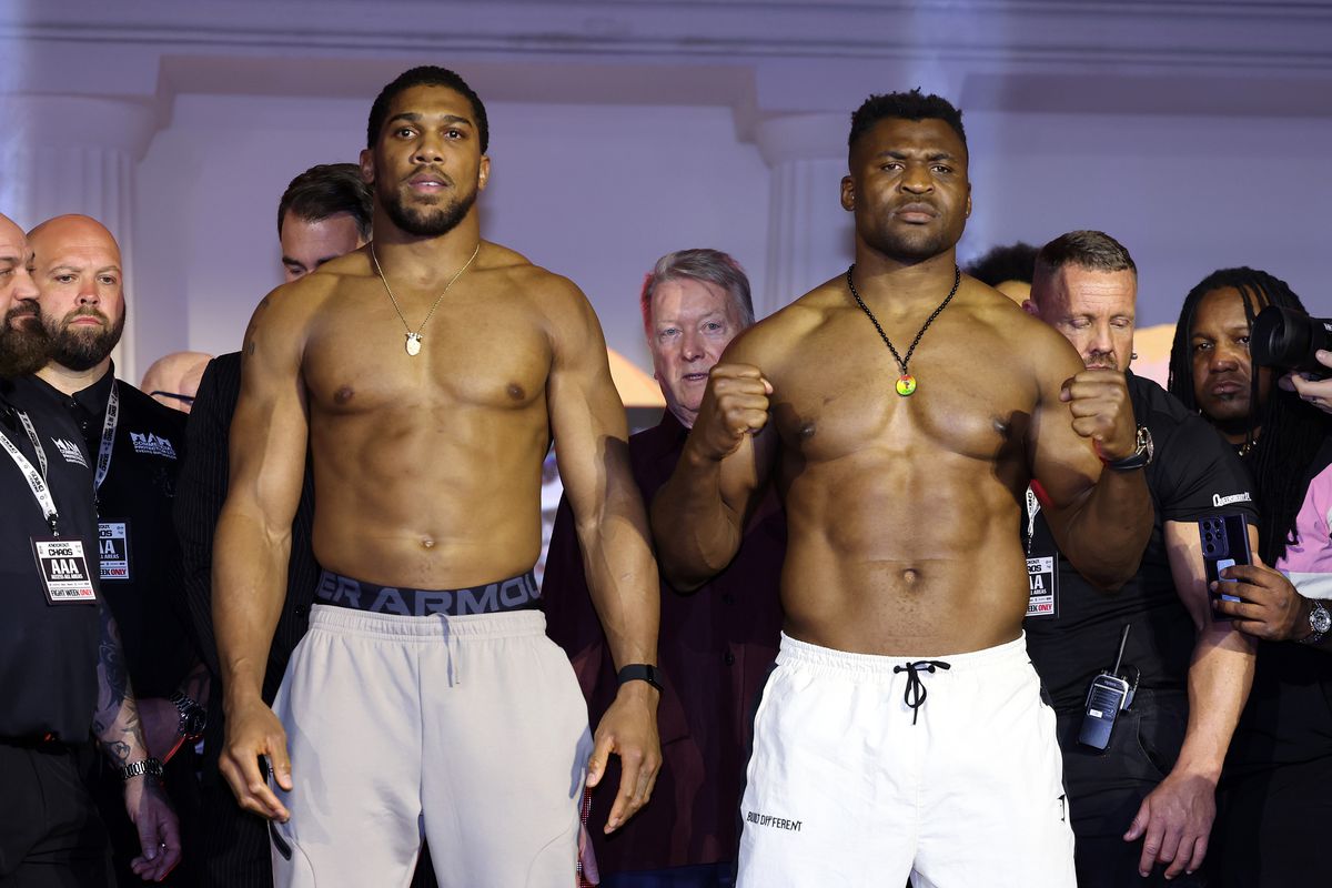 Anthony Joshua emerges victorious in the showdown against Francis Ngannou, securing a knockout victory.
