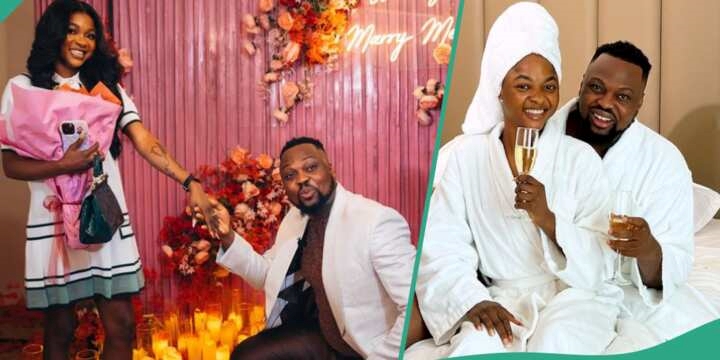 Egungun of Lagos proposes to Lover with Diamond Ring