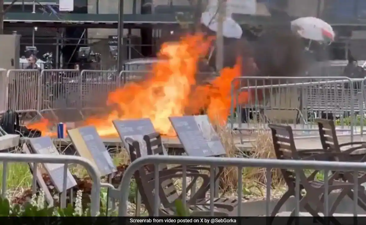 Man Sets Himself on Fire Near Donald Trump’s Manhattan Trial