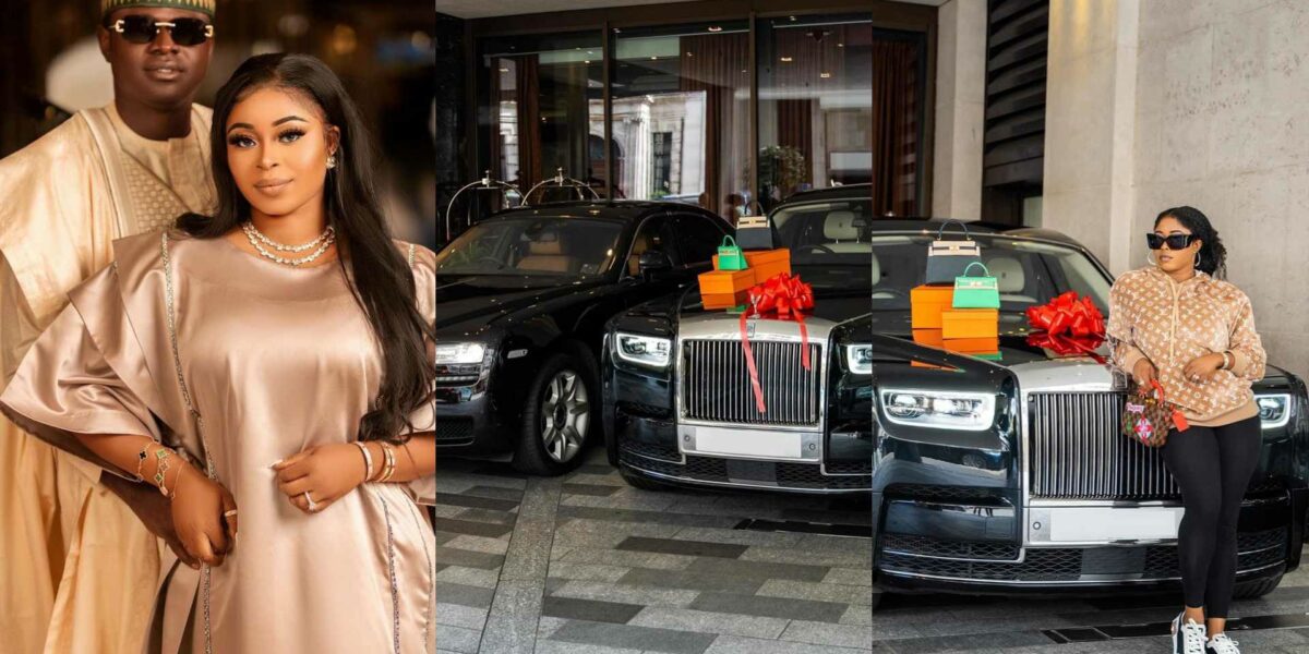 Malivelihood Surprises Wife Deola Smart with Yet Another Rolls Royce