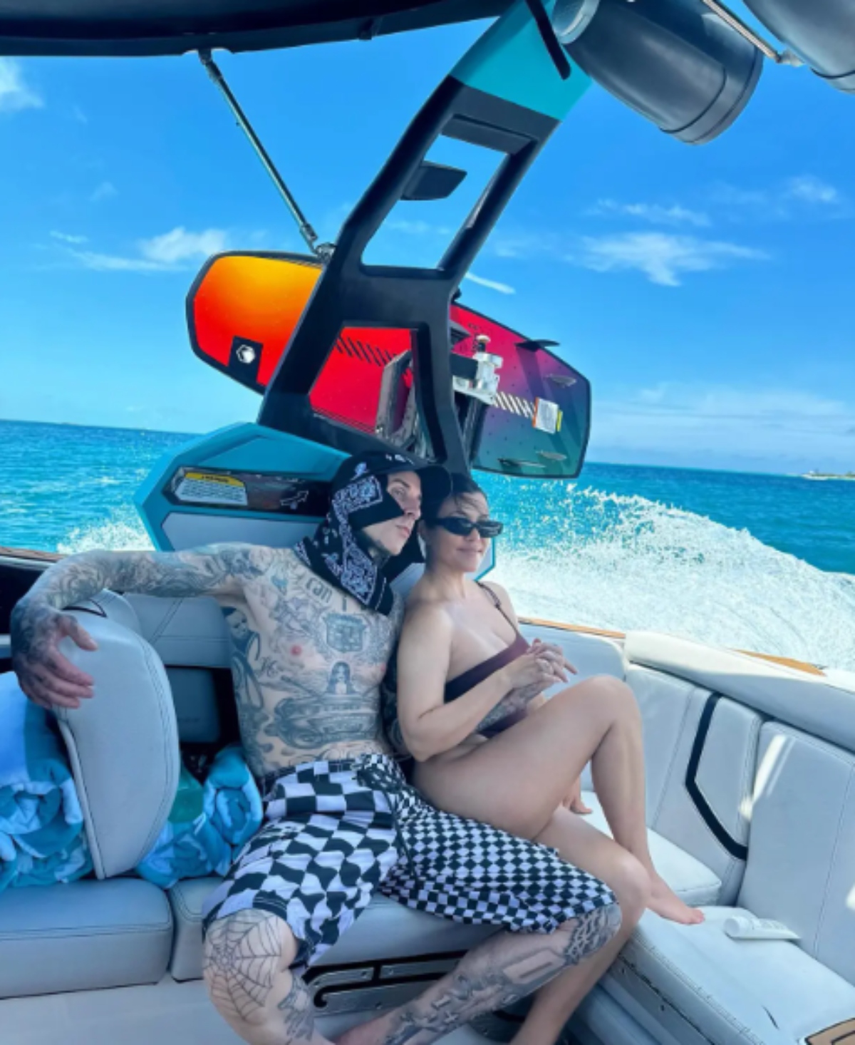 Travis Barker Shares ‘Embarrassing’ Photo of Kourtney Kardashian on Toilet for Her Birthday