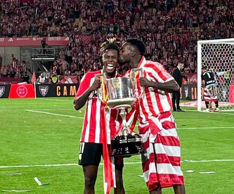 Inaki Williams and Brother Celebrate Bilbao’s Copa del Rey Triumph – First Win in 40 Years