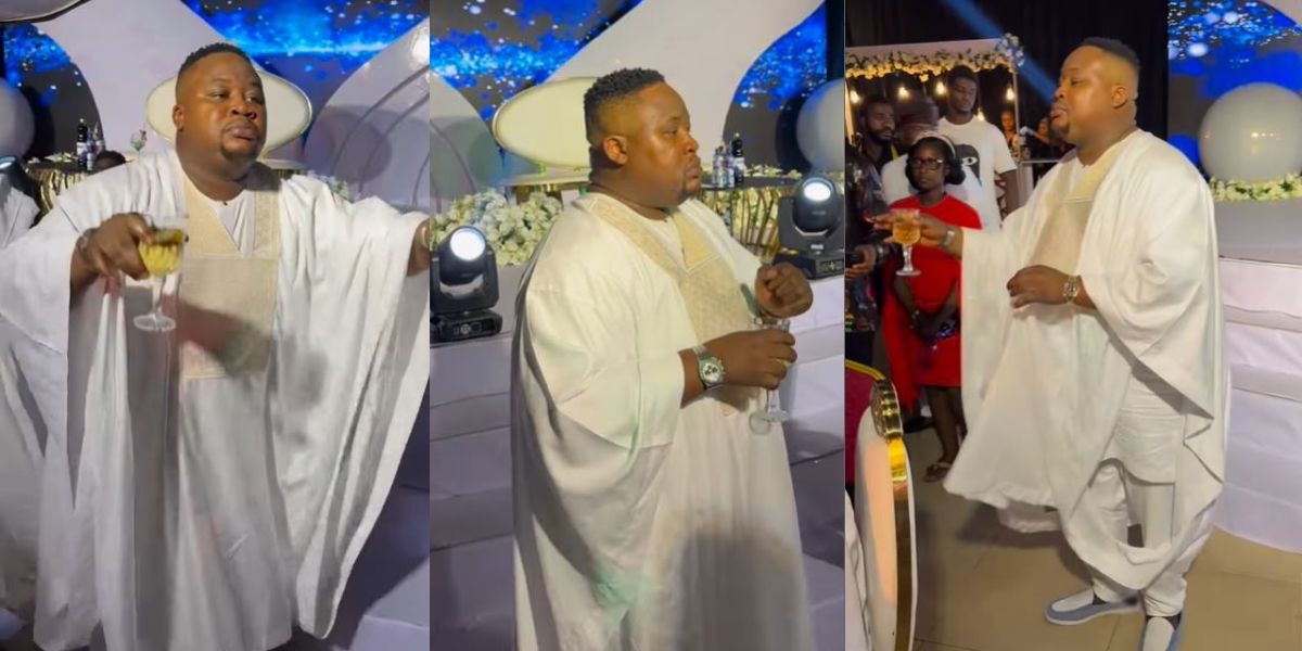 Cubana Chief Priest, aka “Money Na Water”, Spotted Dancing at Party Without Spraying Cash