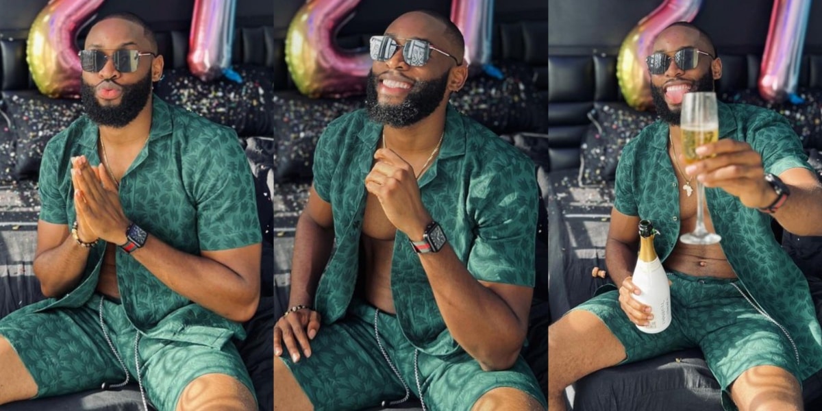 BBNaija’s Emmanuel Umoh Celebrates Himself on His 27th birthday
