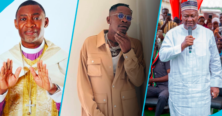 Video: Shatta Wale Celebrates with John Mahama and Dr. Lawrence Tetteh After Apology