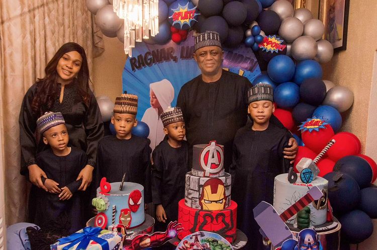 FFK’s ex-wife, Precious Chikwendu, Misses Out on Birthday Party Thrown for Triplet sons, Liam, Aiden and Ragnar