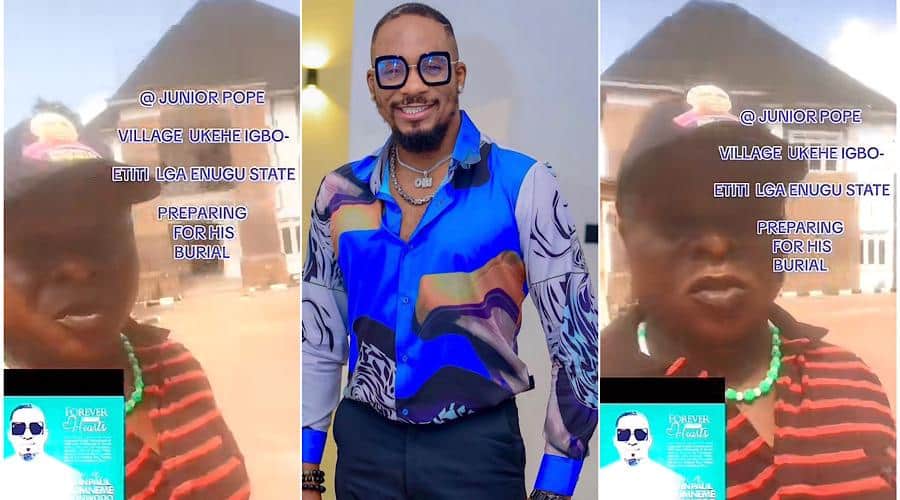 Man Shares Junior Pope’s Family Burial Preparation Video