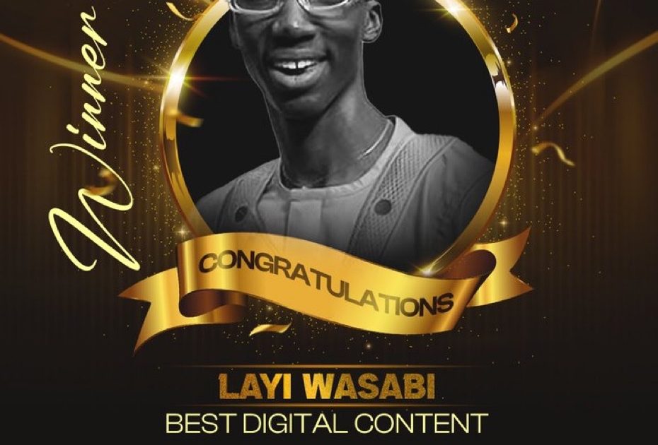 Layi Wasabi’s “Thank You Message” After Being Victorious at the AMVCA