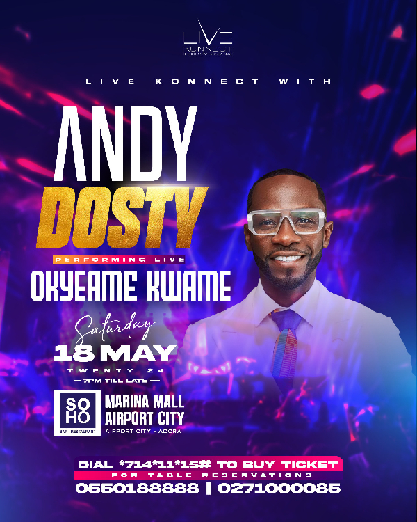Okyeame Kwame, Amerado, Kwabena Kwabena and Others to Perform at Live Konnect