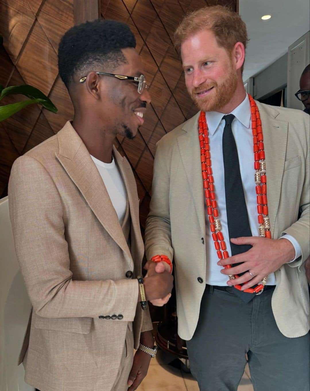 Moses Bliss Meets and Sings for Prince Harry and Meghan Markle